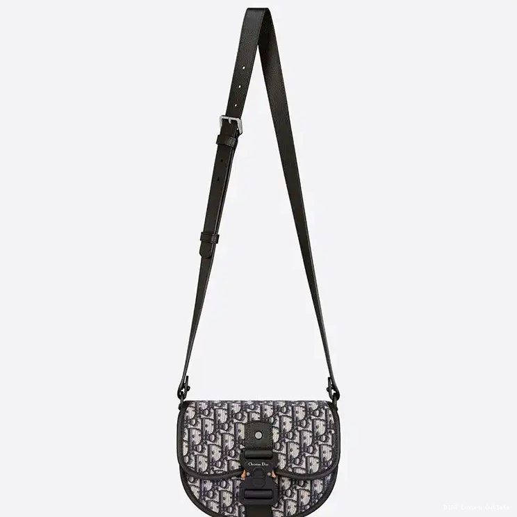 Cheap Motif Gallop Messenger Blue Canvas Oblique Dior 0628 Luxury